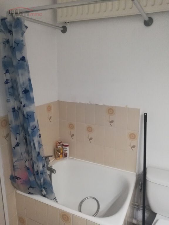 Sympathique studio à Strasbourg secteur Esplanade/Citadelle - Vue sur baignoire sdb