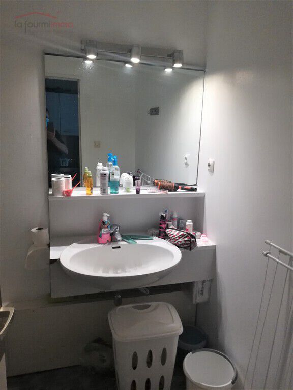 Sympathique studio à Strasbourg secteur Esplanade/Citadelle - Sdb vue lavabo v2