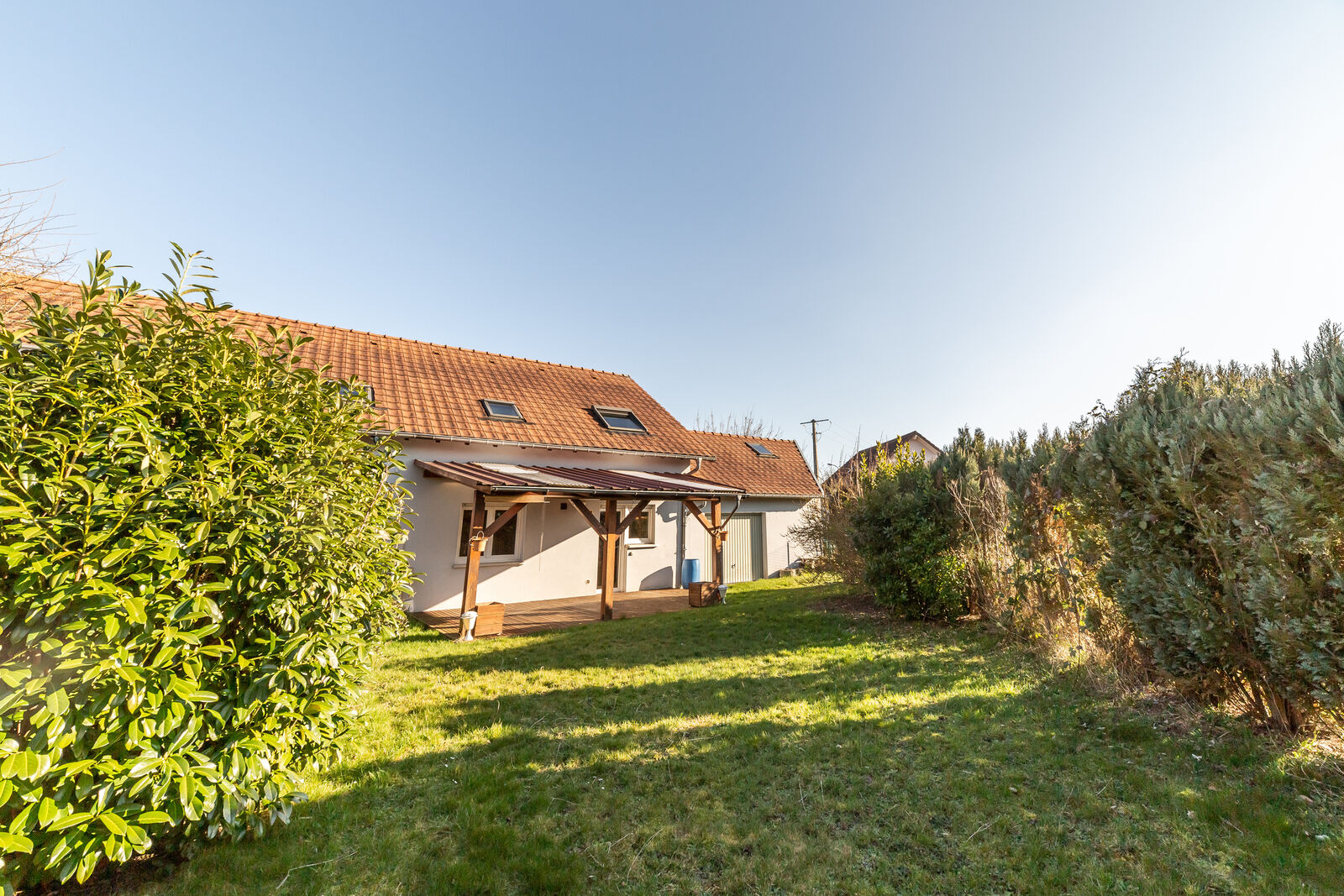 Maison familiale de 2005, 4 chambres, 132 m² habitable - Jardin terrasse couverte