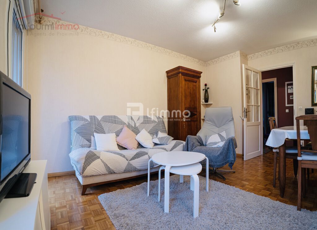 Lumineux 3 pièces avec 2 balcons, double garage et cave  - Salon/sejour