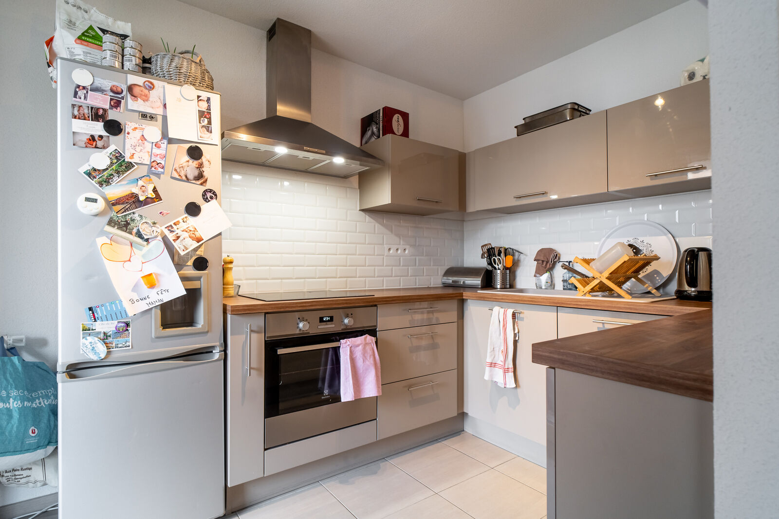 Appartement 3 pièces récent,  balcon, garage en sous sol - cuisine