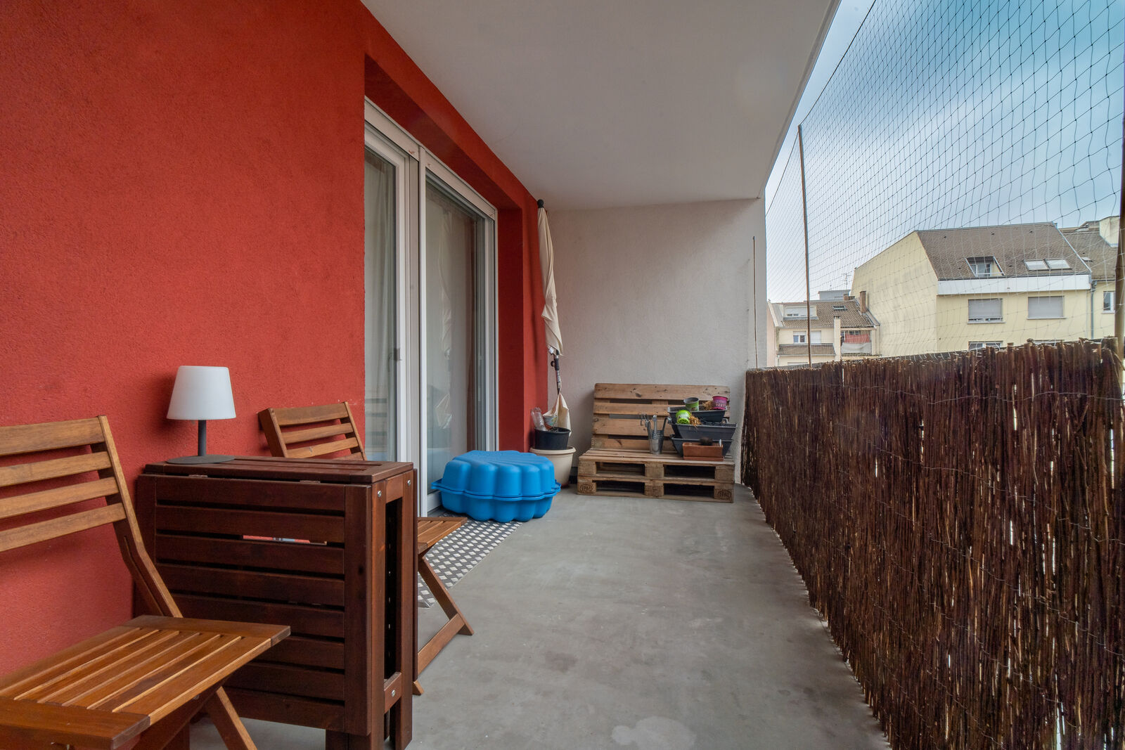 Appartement 3 pièces récent,  balcon, garage en sous sol - balcon