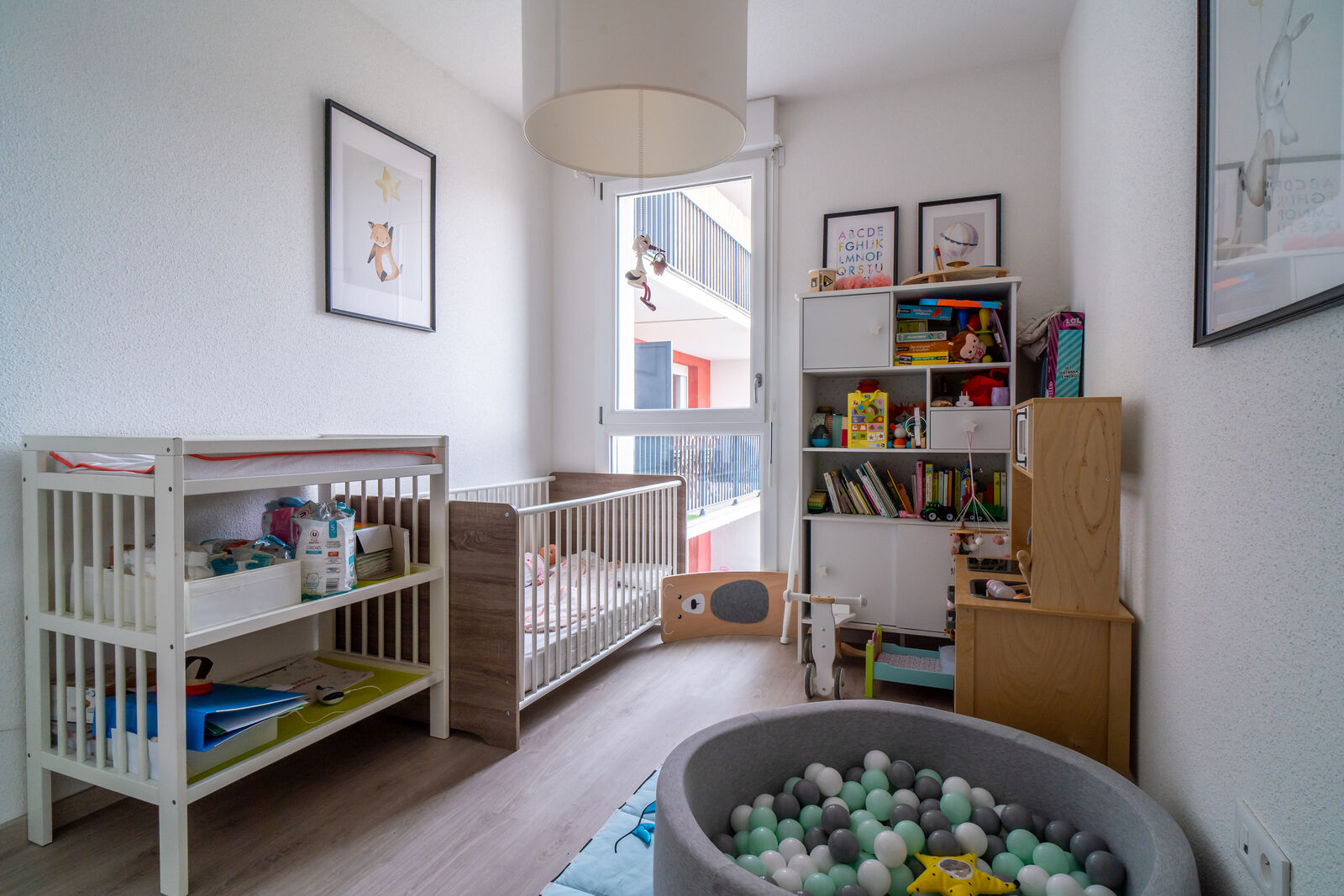 Appartement 3 pièces récent,  balcon, garage en sous sol - chambre