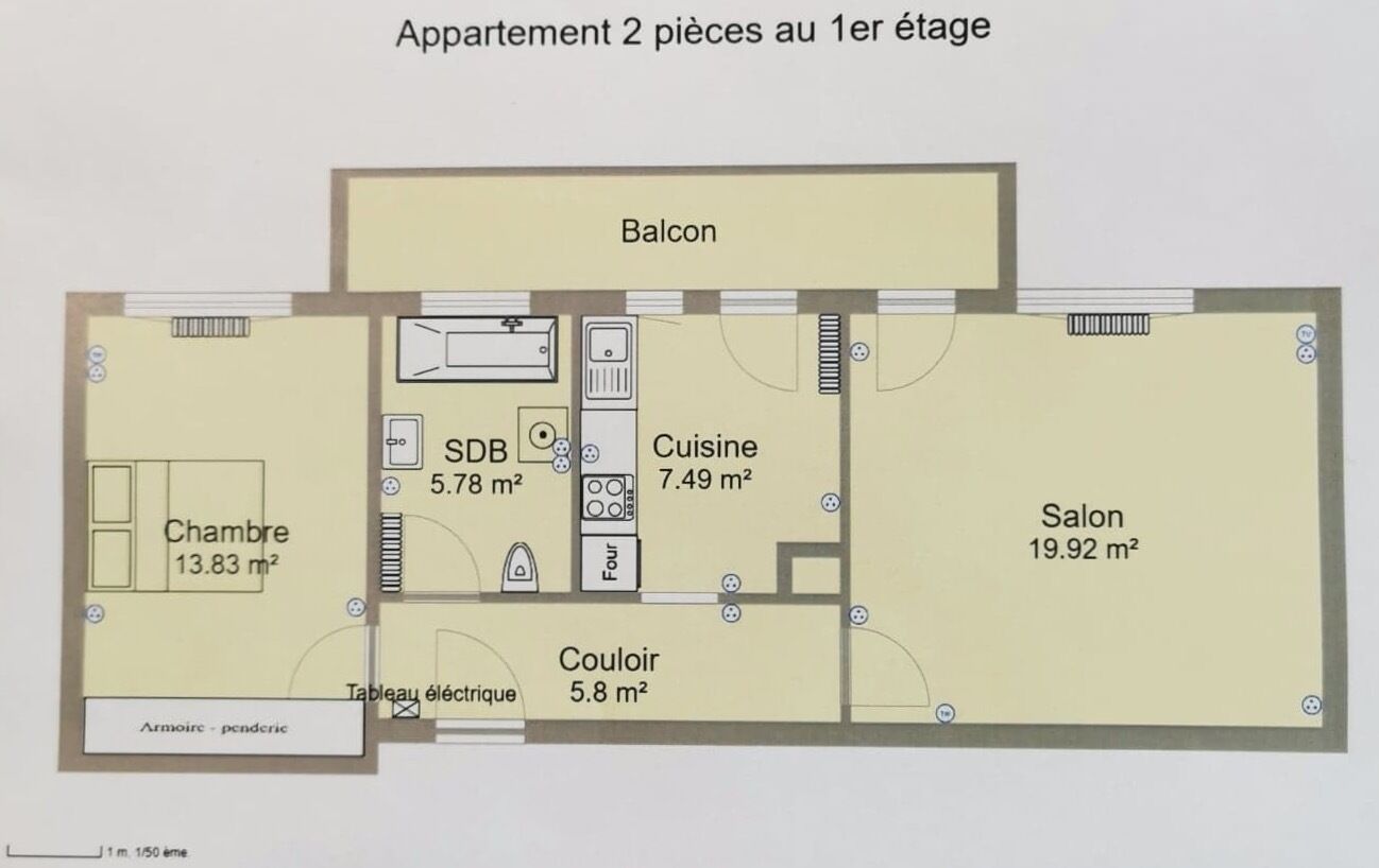 Appartement 2 pièces 52 m2 avec balcon sans vis à vis - 278976544 328991229301138 36369851184853235 n