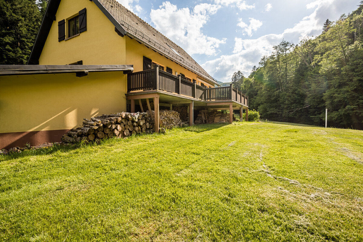 Belle propriété d'environ 80 ares  - Oberhaslach terrasse vue de la hasel 20220615