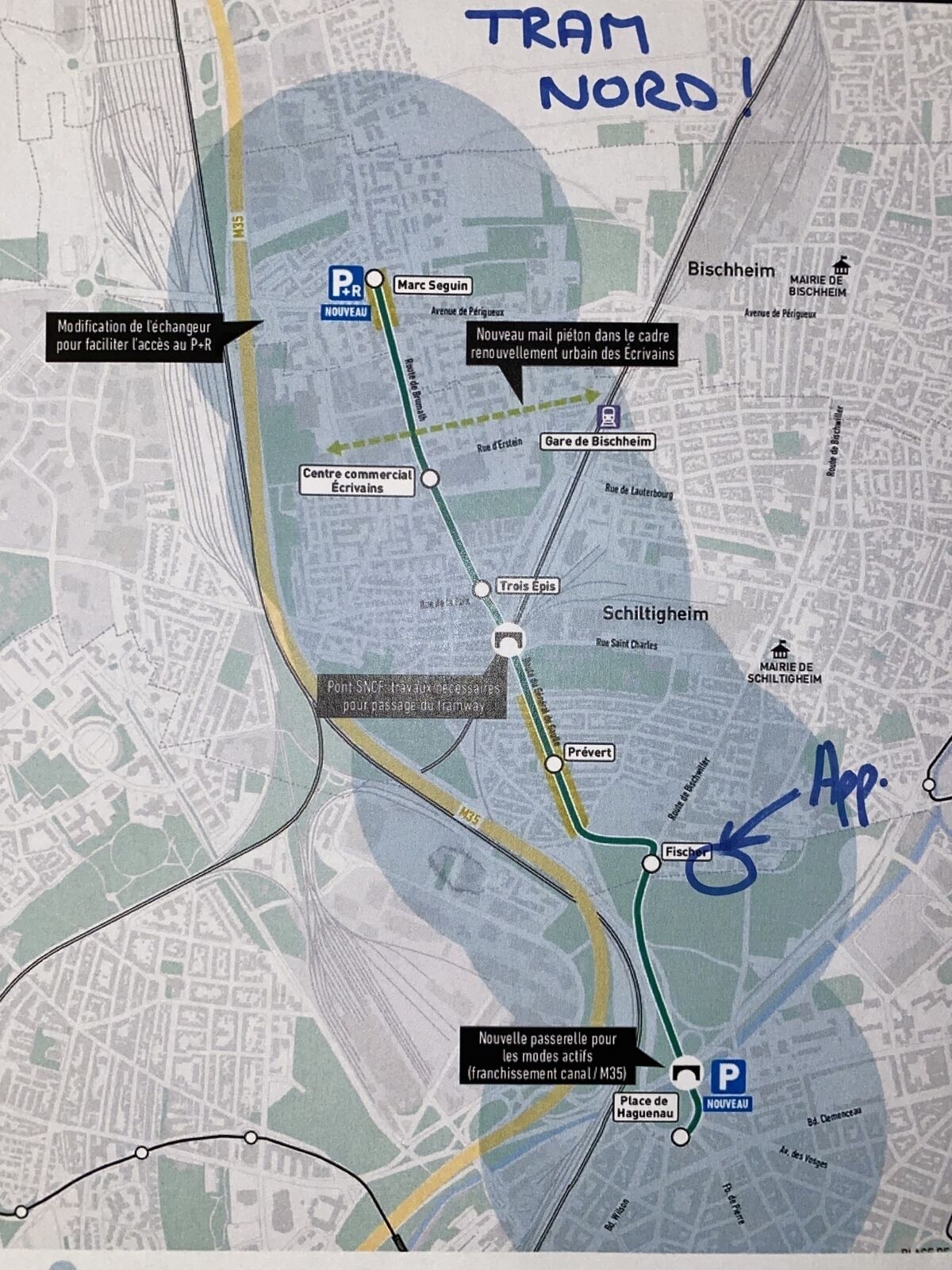 Lumineux 3 pièces idéalement situé - Plan trame nord