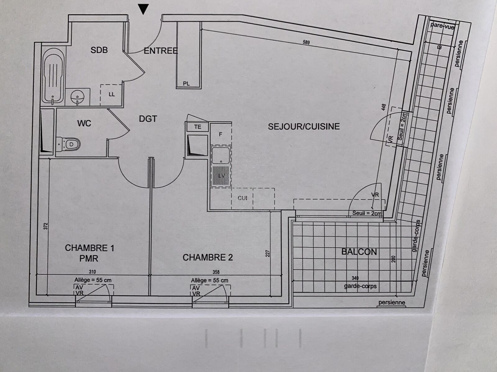 Lumineux 3 pièces idéalement situé - Plan