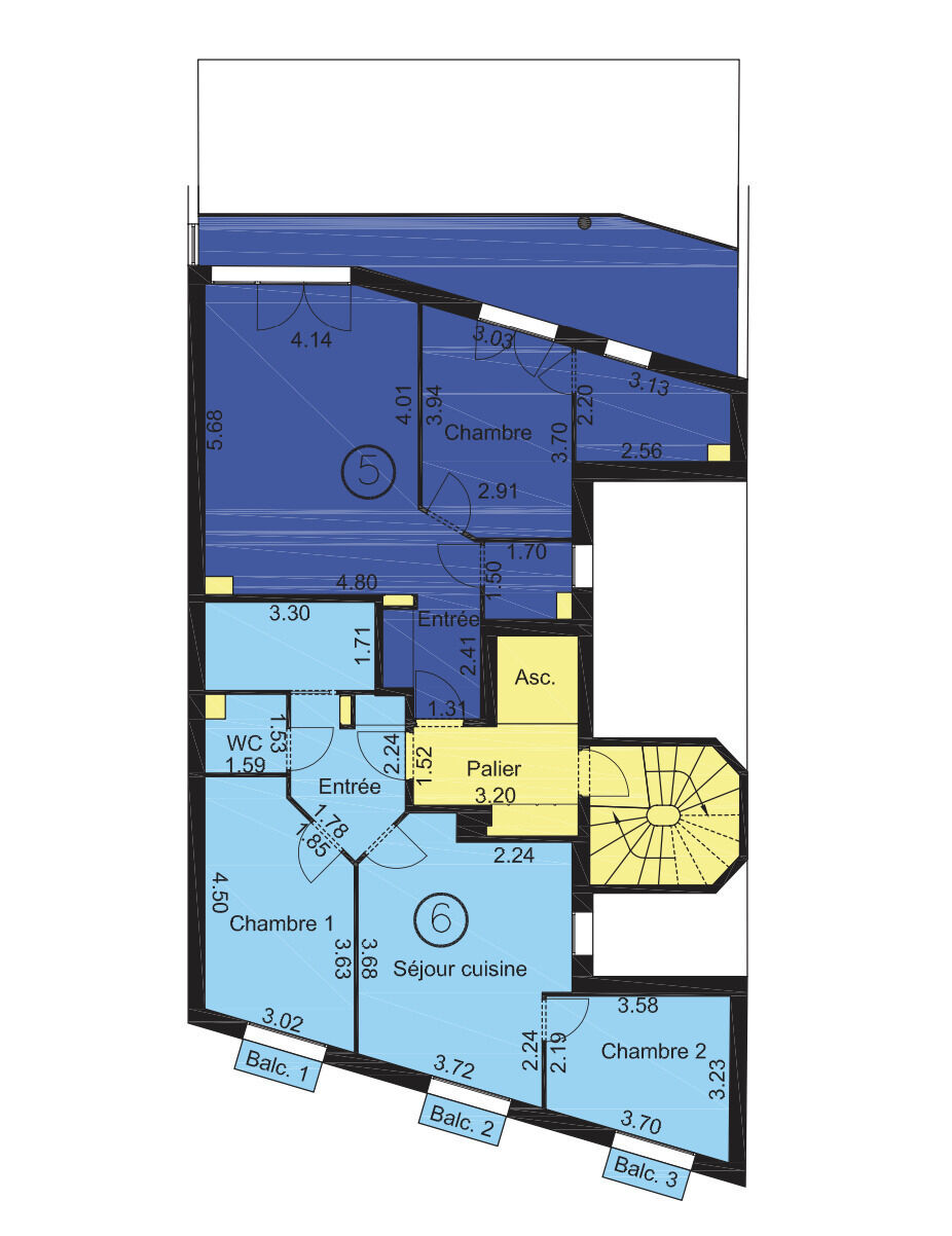 Bel appartement 2 pièces de 49m2 avec grande terrasse à Pantin  - Capture d écran 2022-10-22 à 18.05.23