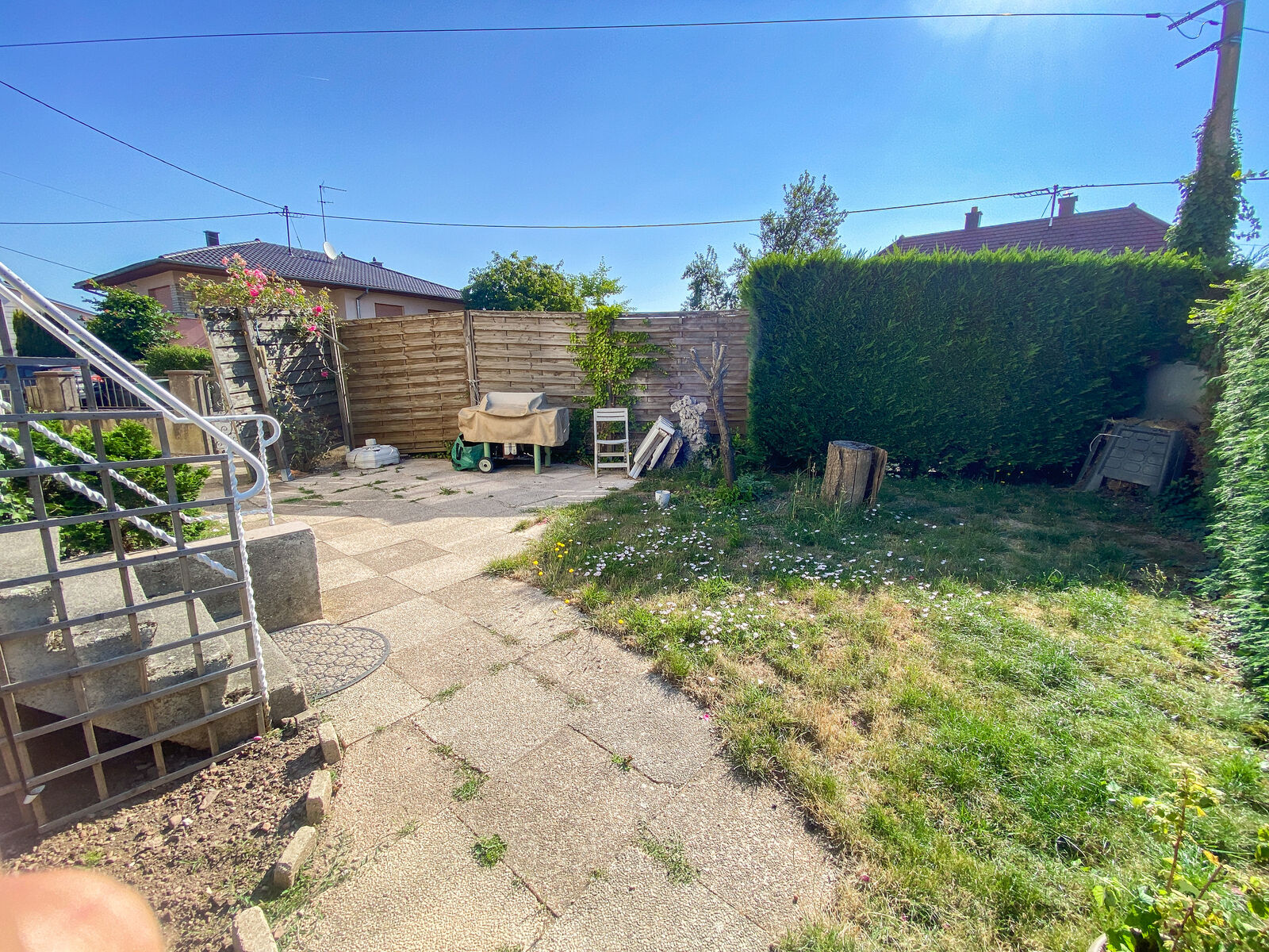 Charmante maison mitoyenne dans un agréable quartier à Cernay - Jardin