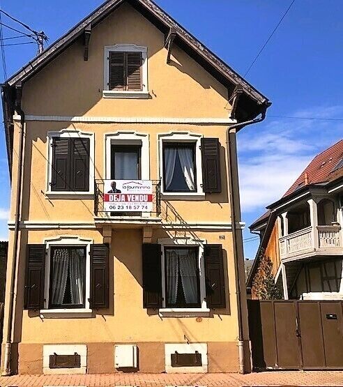 Propriété vendue en moins de 40 Jours - Façade maison rue de l angle 67810 holtzheim  20230421