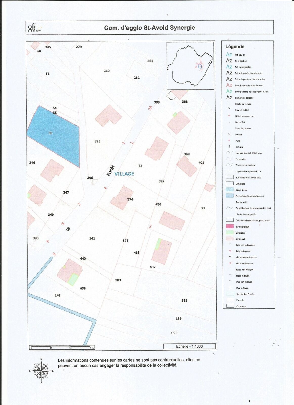 Terrain à bâtir, Secteur Calme, Proche Saint-Avold. - Lagrange terrain carte
