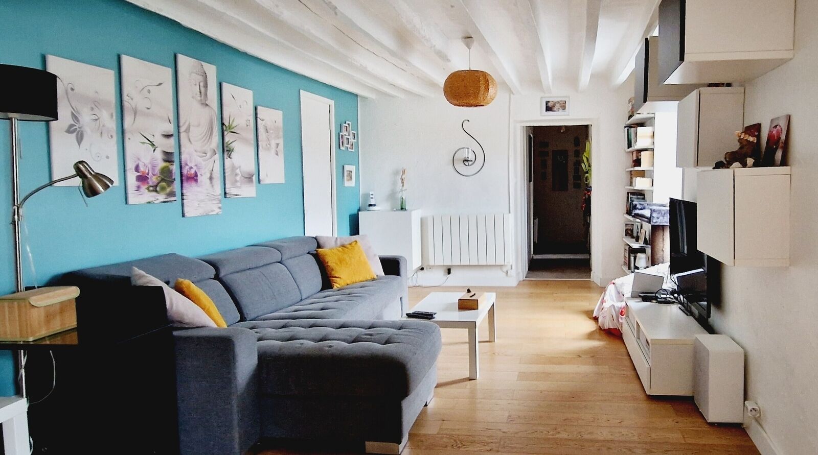 Appartement de 83 m² en périphérie de Tournan en brie - Salon