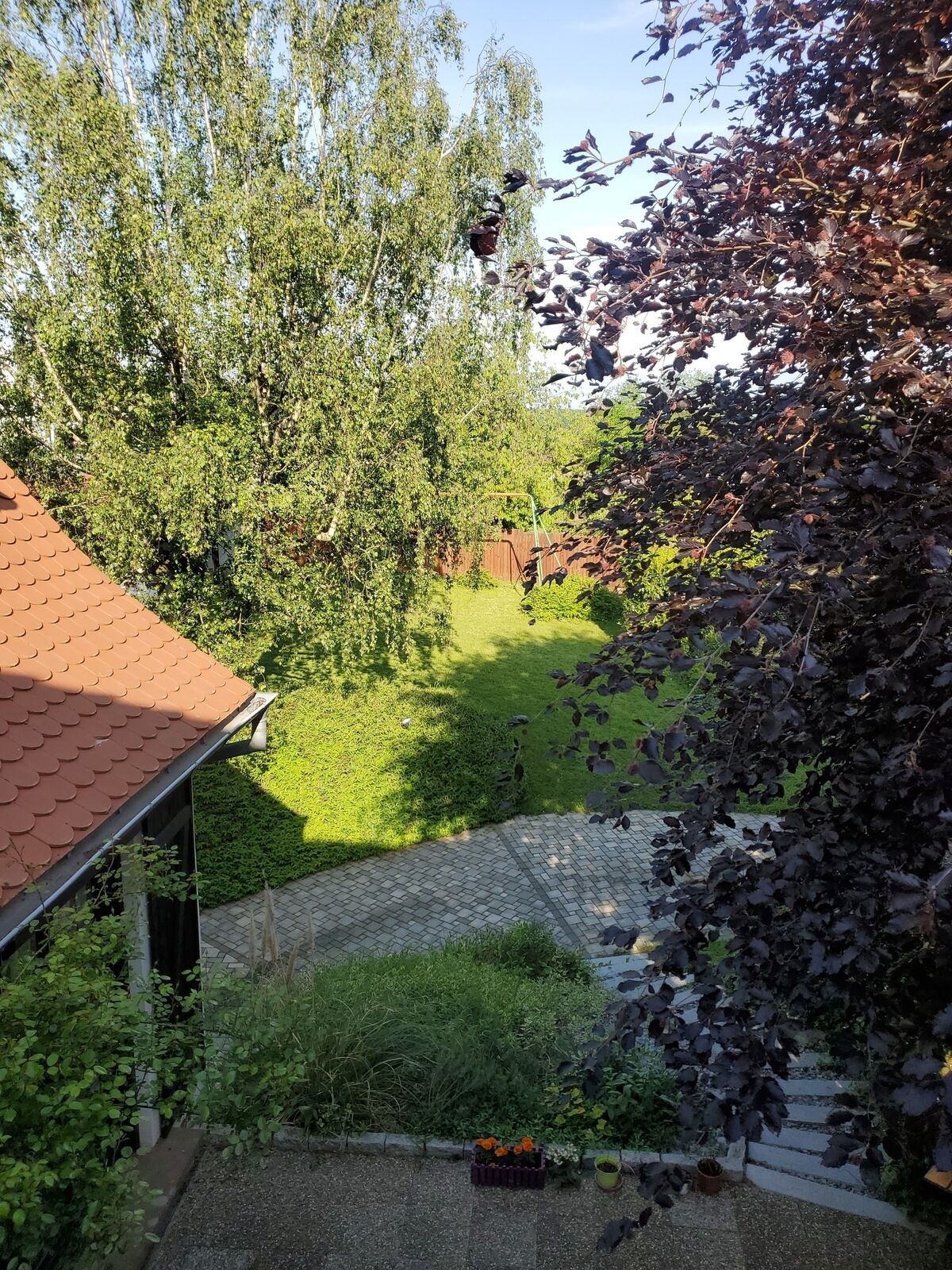 Charme et fonctionnalité  - Photo vue sur jardin du grenier