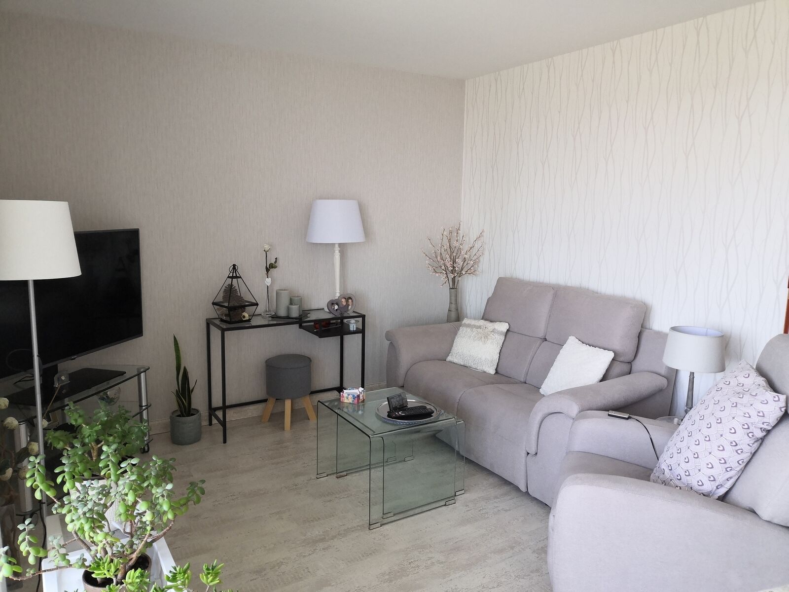 Appartement 4P avec 3 ch  + balcon 7 m2 avec vue imprenable Sud - Le salon et la cuisine sont ultra lumineux