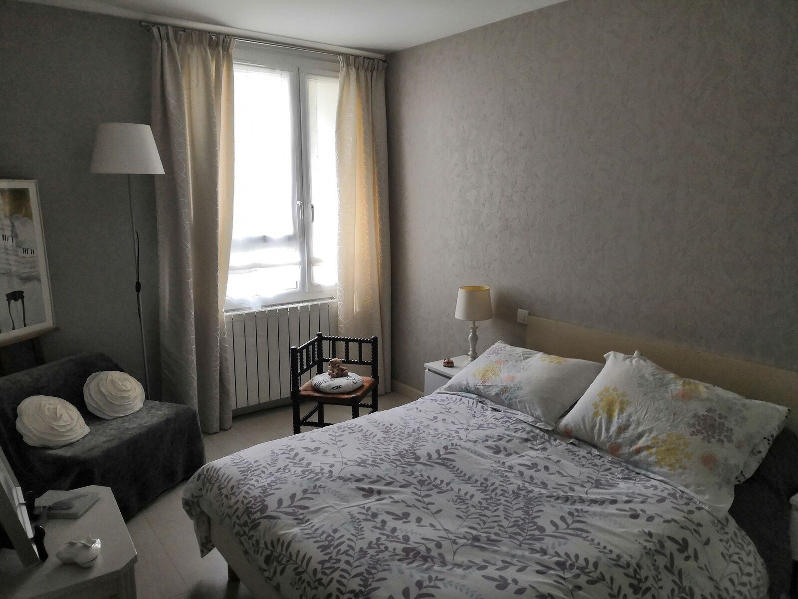 Appartement 4P avec 3 ch  + balcon 7 m2 avec vue imprenable Sud - La chambre principale