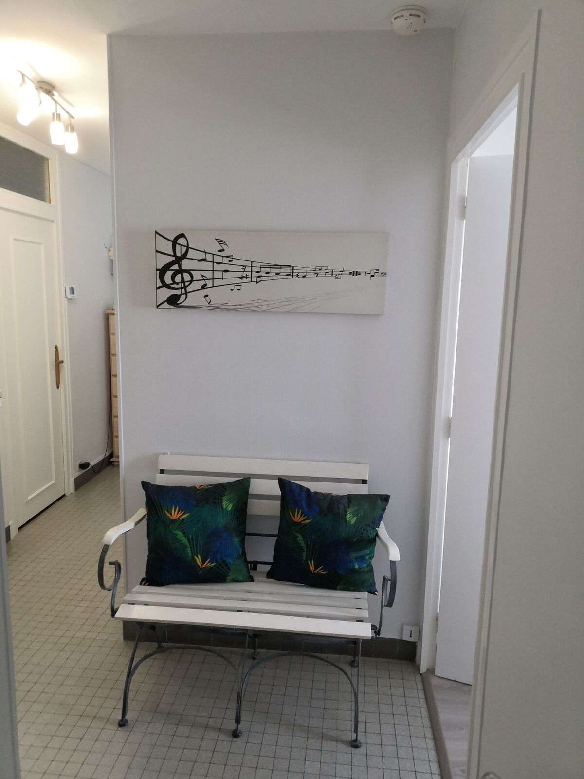 Appartement 4P avec 3 ch  + balcon 7 m2 avec vue imprenable Sud - Dégagement nuit meublable : ici un banc deux places !