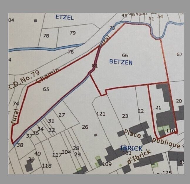 Sous Compromis / Fermette, présentant 1,5 Hectare de terrain. - Susse decoupe cadastre