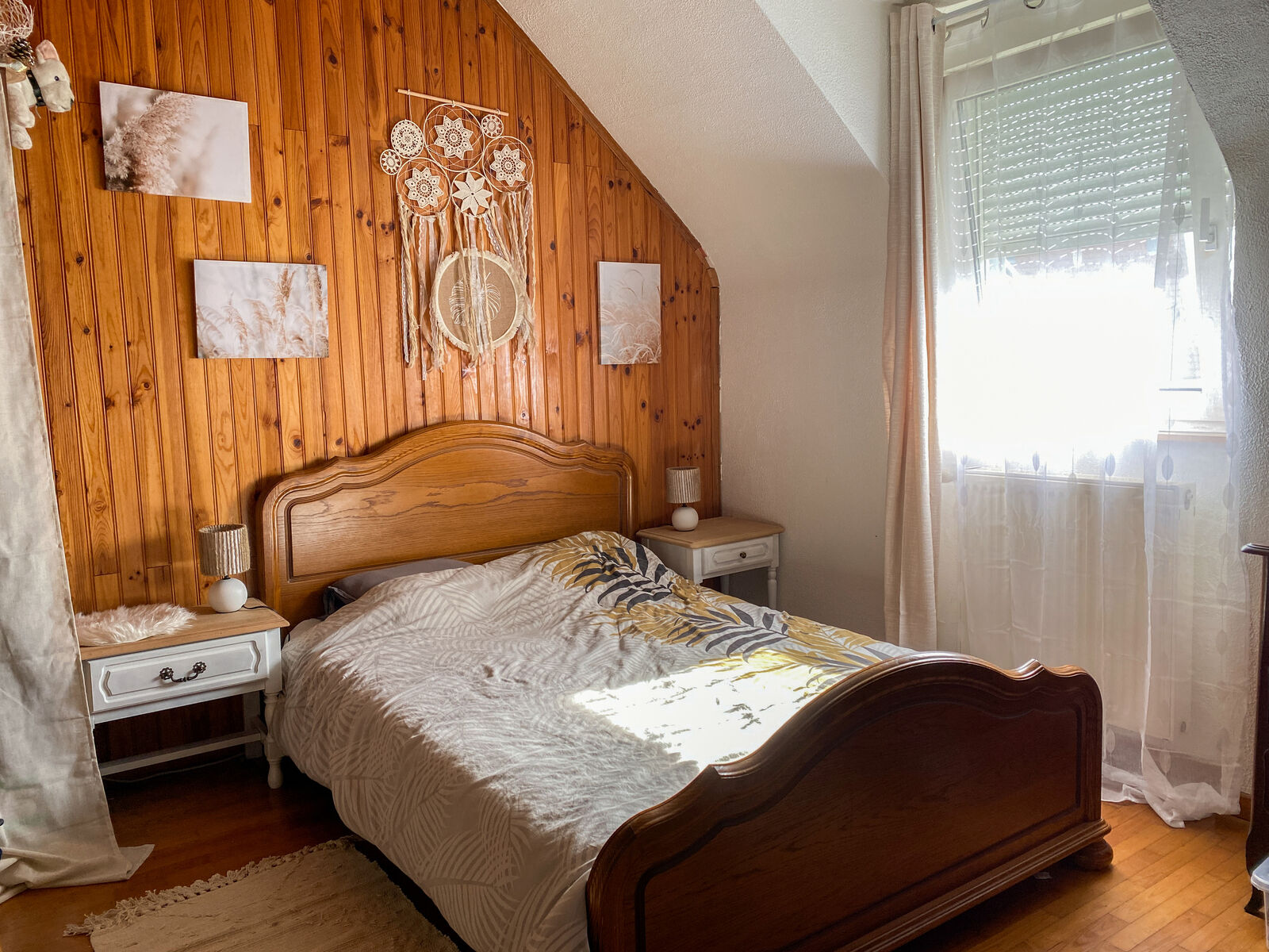 Charmante maison mitoyenne dans un bel environnement - Chambre parentale