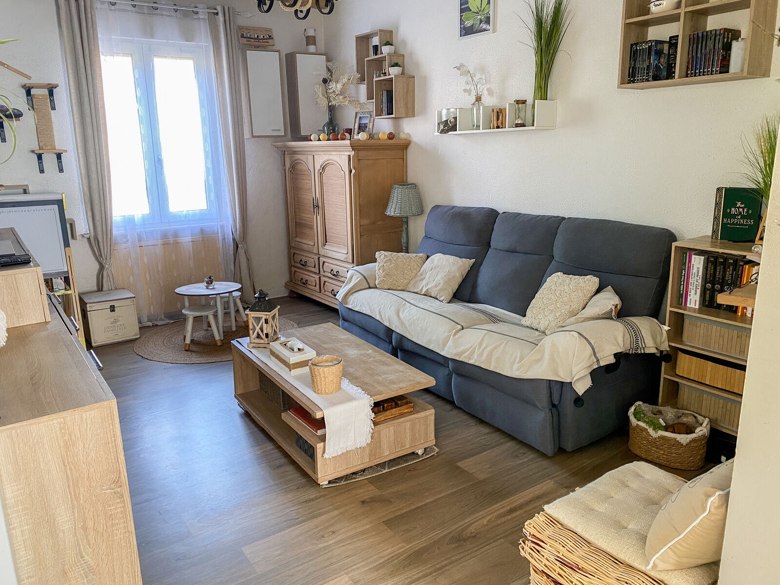 Charmante maison mitoyenne dans un bel environnement - Salon