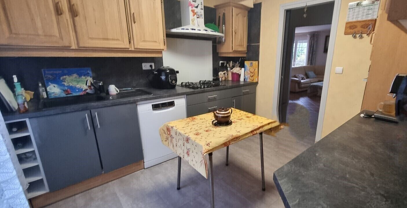 Maison à Quincy-Voisins de plain-pieds - Cuisine retouche