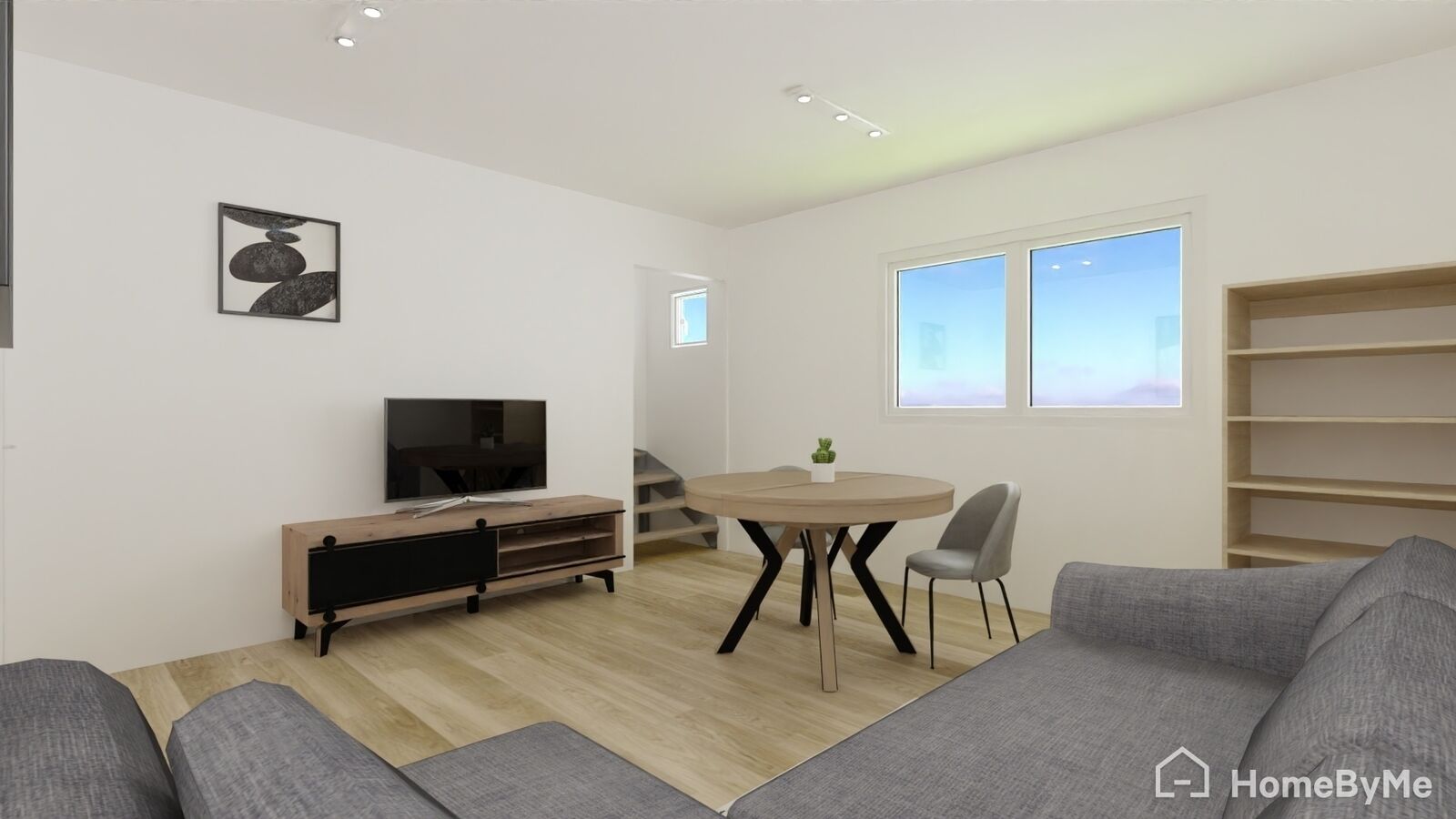 Maison mitoyenne 4 pièces et 84m² - Salon