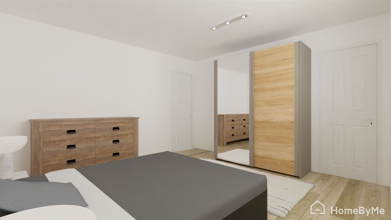 Maison mitoyenne 4 pièces et 84m² - Chambre 2 - 1er étage