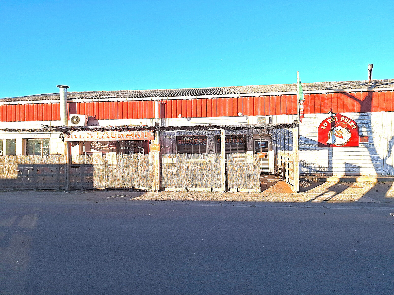 Fond de commerce Restaurant "Lo Bel Polet" – Rieux Minervois - Devanture