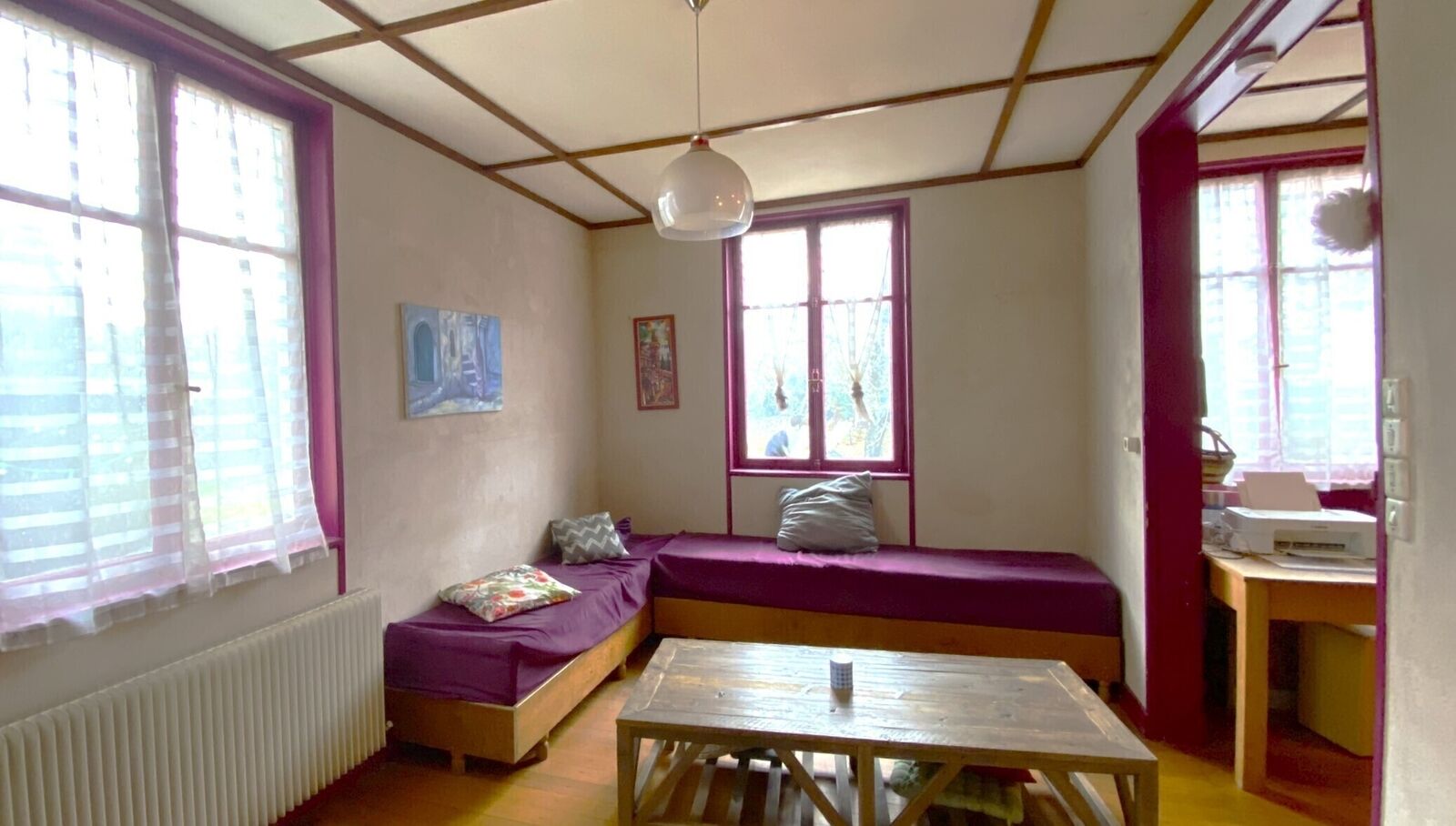 Maison 130 m2  annexes et piscine au calme - Salon  2