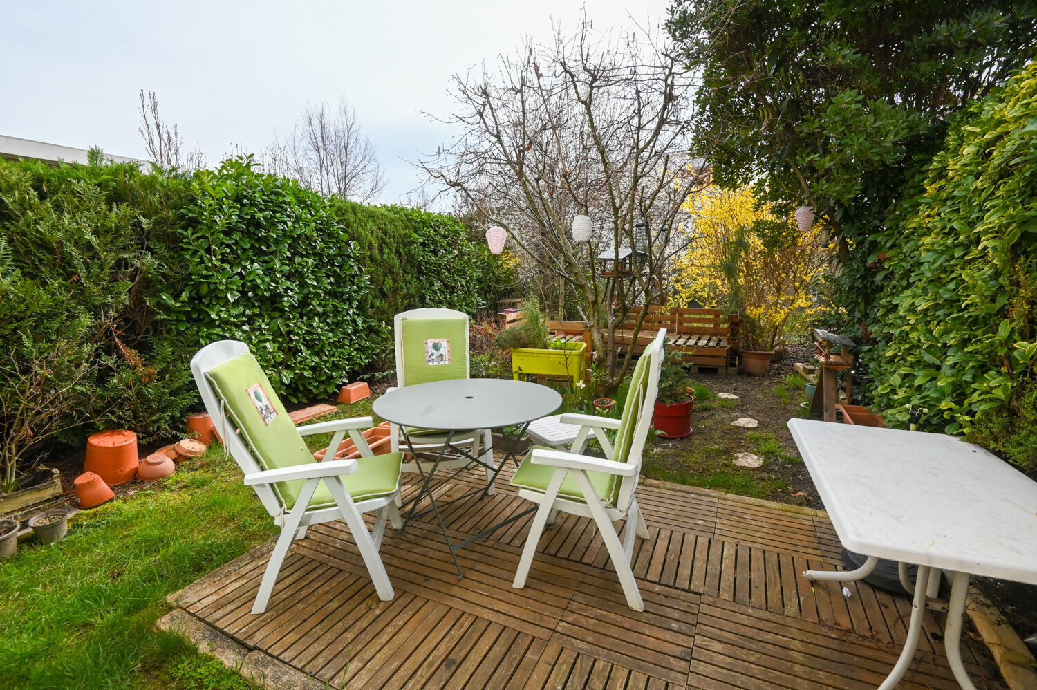 Beau 4 pièces en triplex à Bischheim avec garage et jardin - Jardin-1