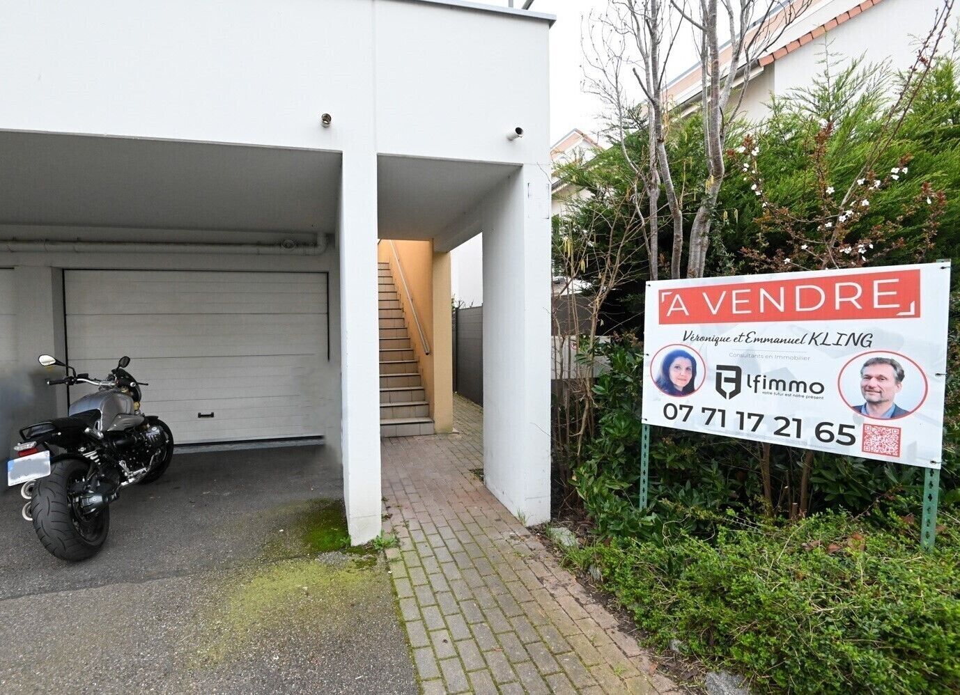 Beau 4 pièces en triplex à Bischheim avec garage et jardin - Garage-62