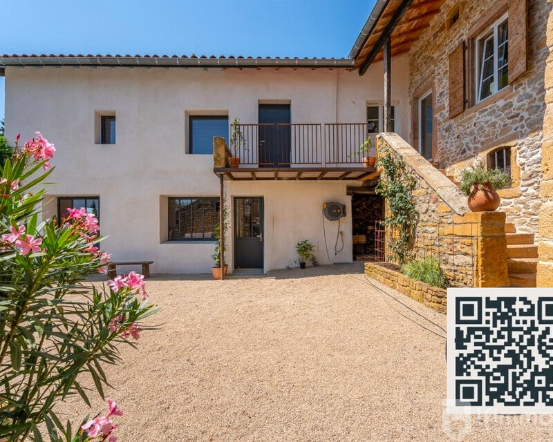 5 mn Lozanne Maison en pierres dorées, 3 ch bureau jardin  - Design sans titre 4 