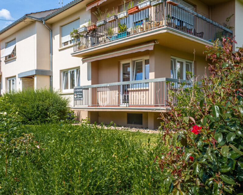 F5 de 104 m² vous offre 3 chambres 2 balcons cave garage double  - Terrasse 1  f5  rdc  oberhausbergen  20240514