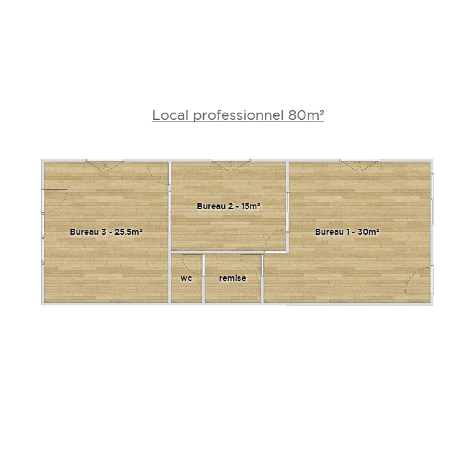 62223 Anzin-Saint-Aubin - Local professionnel - Plan