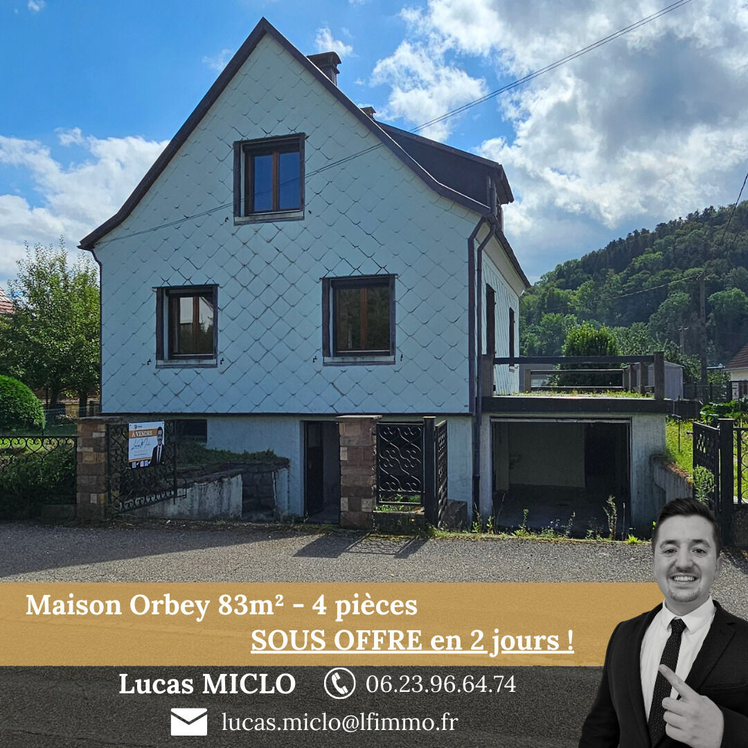 Maison 4 pièces 83m² - Publi maison orbey 83m