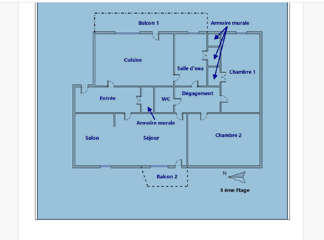 Appartement F3 - Capture d écran  15
