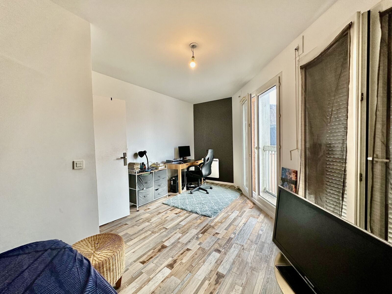 Villemomble- Hypercentre- Appartement 3P/60m2- 300m RER E - Chambre 2-Espace Bureau