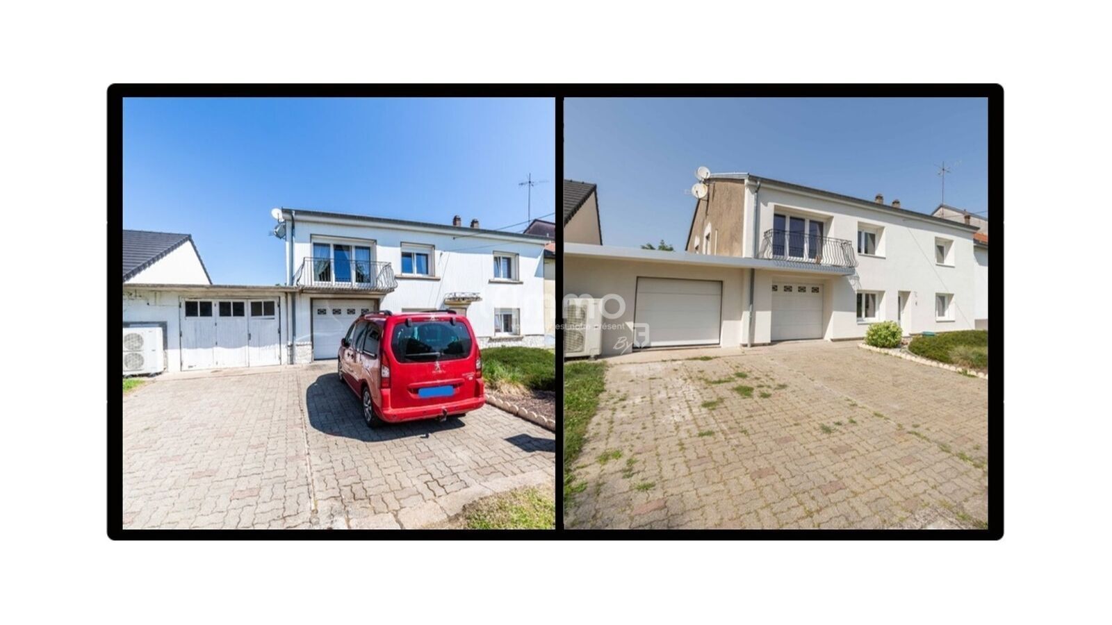 Grande Maison Familiale, avec Dépendances, en Pleine Campagne. - Devanture avant - après