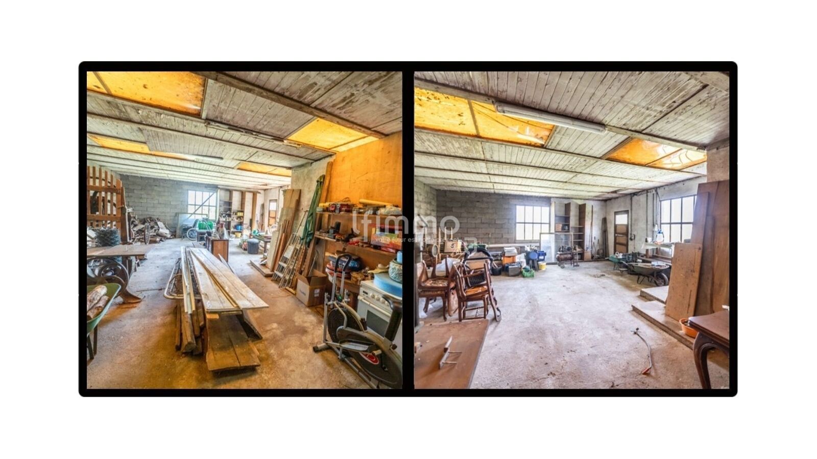 Grande Maison Familiale, avec Dépendances, en Pleine Campagne. - Dépendance avant-après