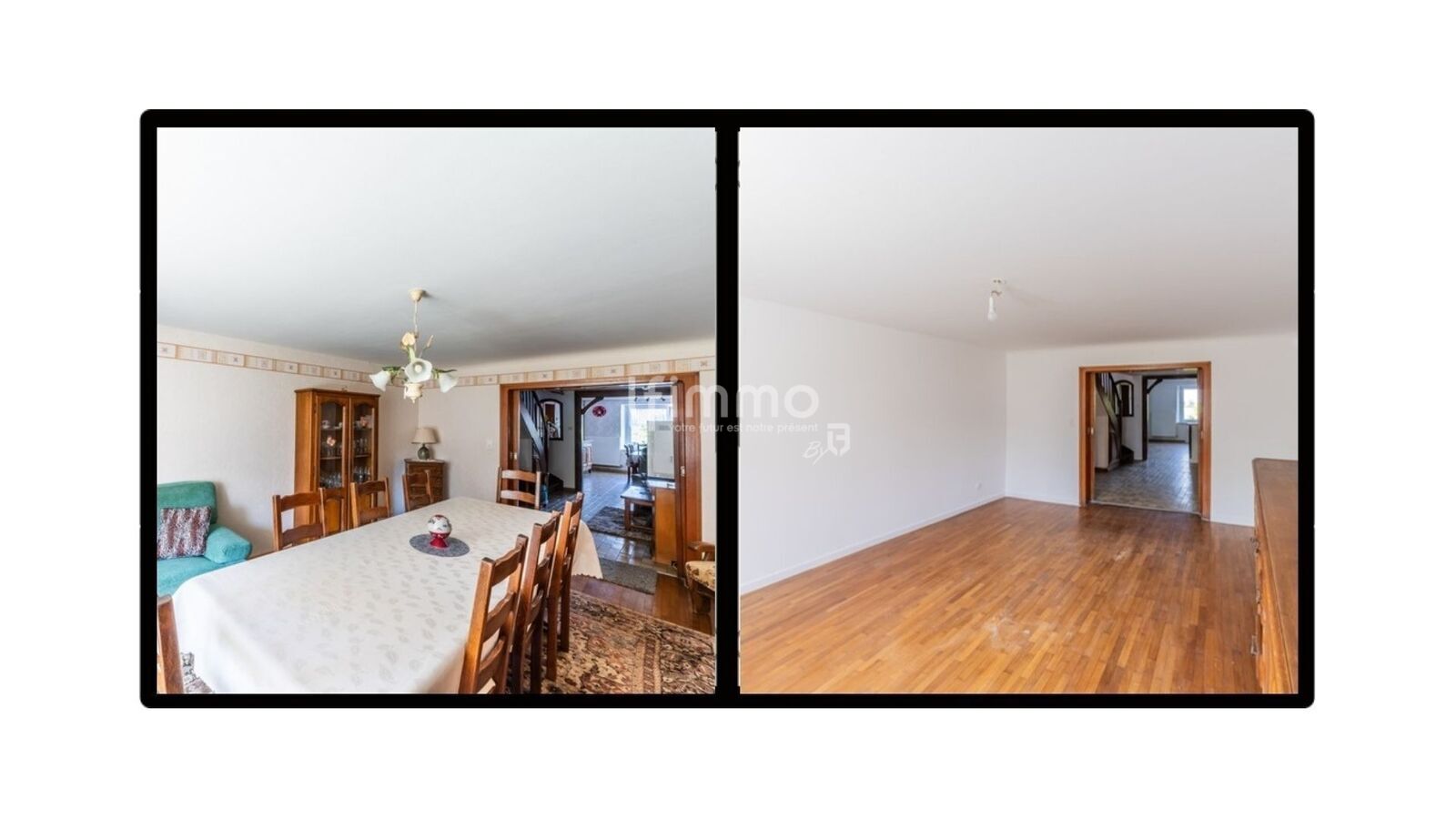 Grande Maison Familiale, avec Dépendances, en Pleine Campagne. - Pièce principale avant - après autre sens