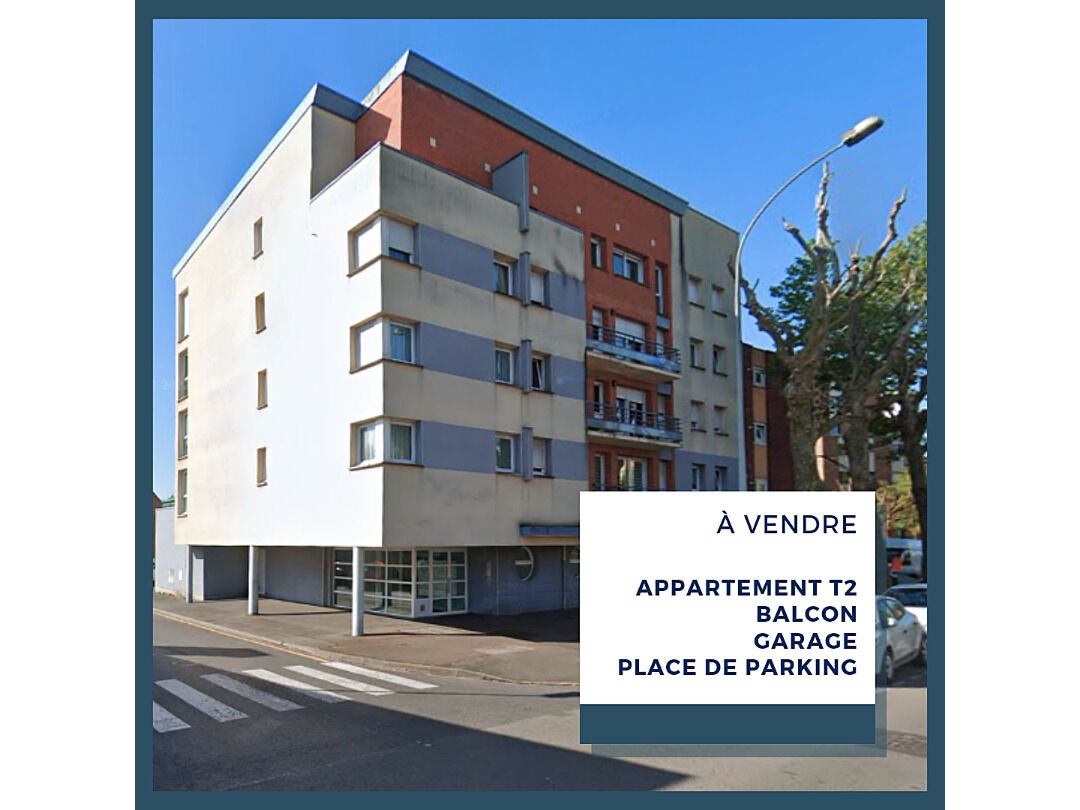 62300 Lens - Appartement T2 avec balcon, garage et place de parking - Visuel 4.3