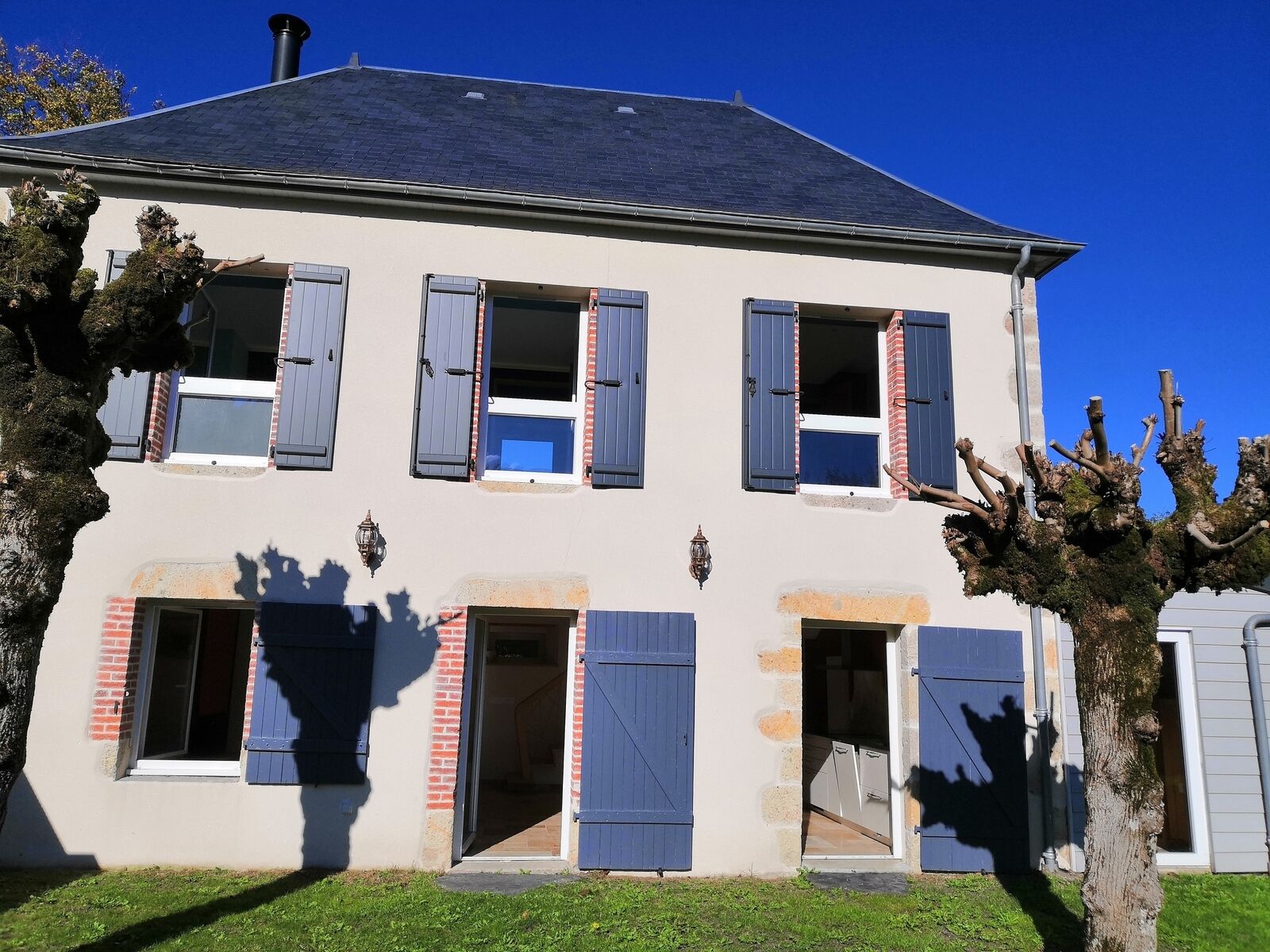 Maison fin 19e entièrement restaurée - Toiture ardoises et charpente neuves