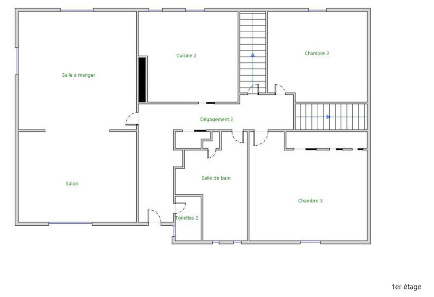 Maison 299m² au sol à rénover - 1er étage