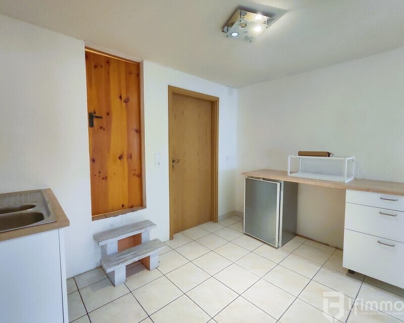 Local Commercial Entièrement Rénové – Thann (68800) - Dégagement Coin cuisine