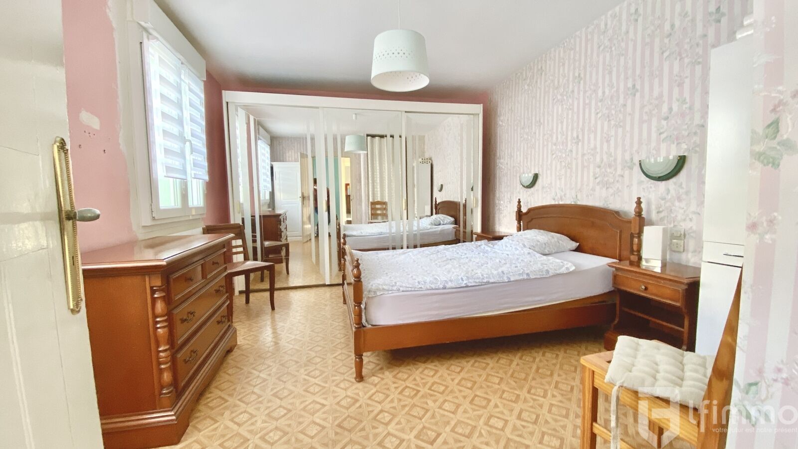 Plain-pied 3 chambres 80m² - Plain-pied 80m² Buhl - Grande chambre