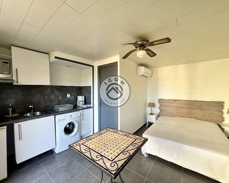 Studio 17m2 meublé + terrasse - Img 5196