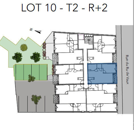✨ Votre futur chez-vous : Grand F2 lumineux à Vaux-le-Pénil ! - Lot 10 etage