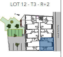 Vaux-Le-Penil appartement 3 piéces - Etage lot 12