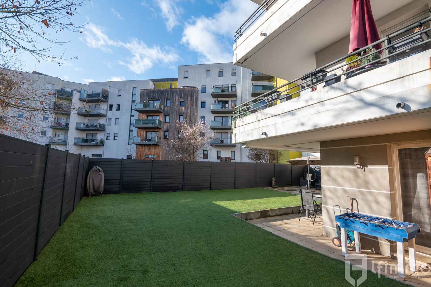 Chaleureux 4 pièces de 82 m² env. en rez-de-jardin - Jardin