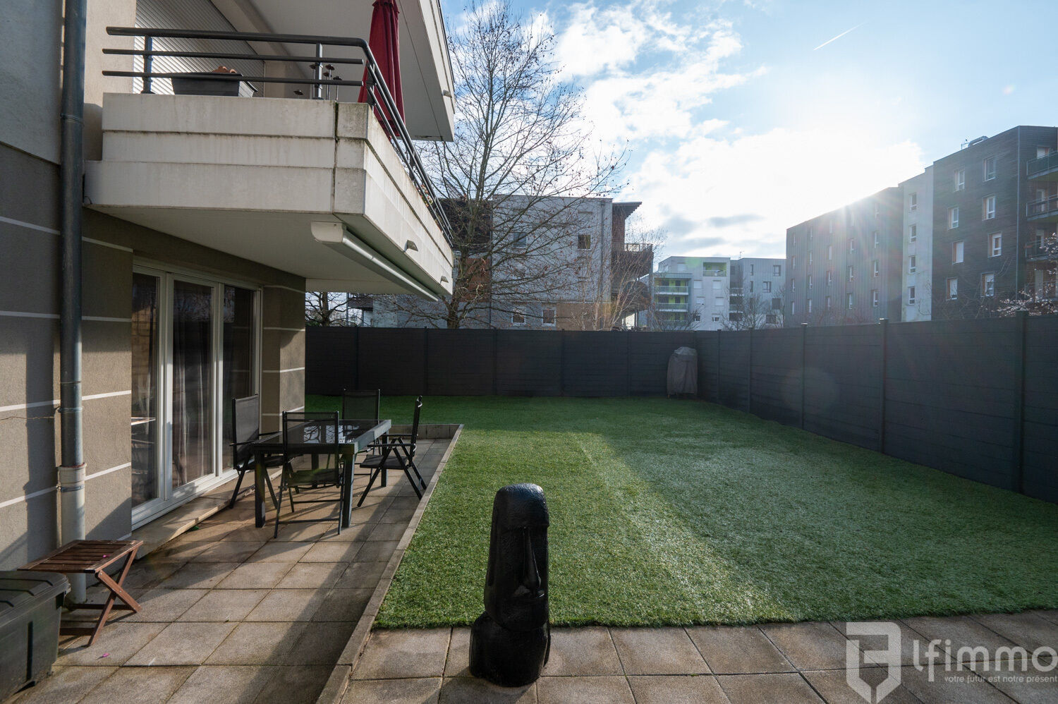 Chaleureux 4 pièces de 82 m² env. en rez-de-jardin - Jardin