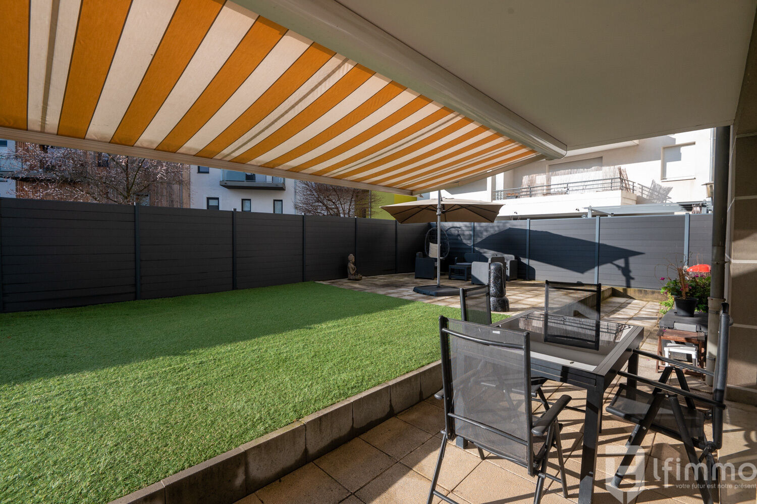 Chaleureux 4 pièces de 82 m² env. en rez-de-jardin - Jardin